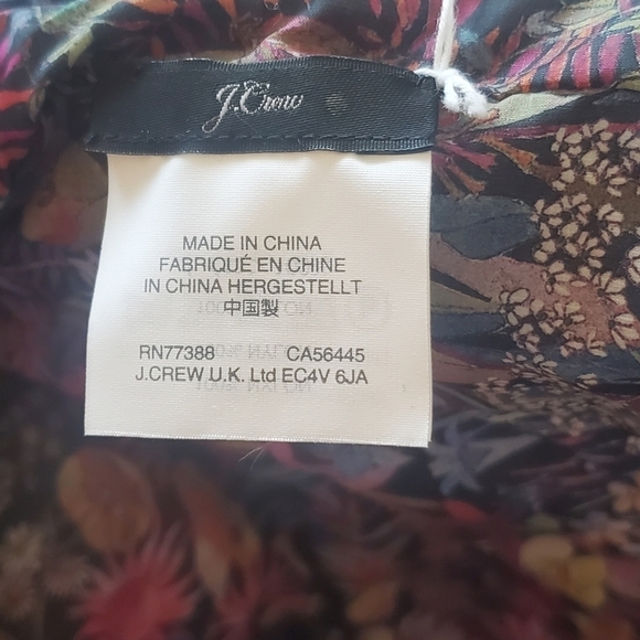 NWT  J.CREW Liberty Art‎ floral print puffer scarf Style K6258. - Picture 8 of 10